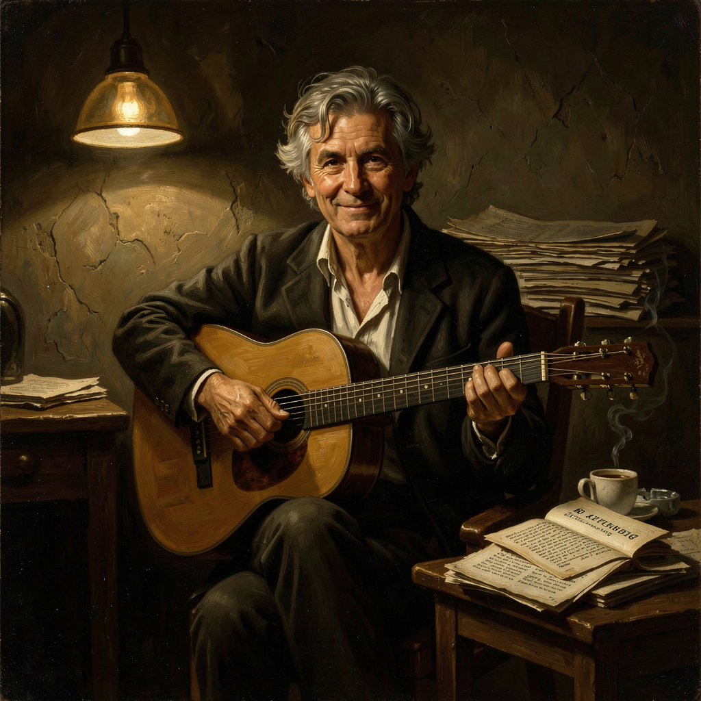 Carl Sandburg portrait