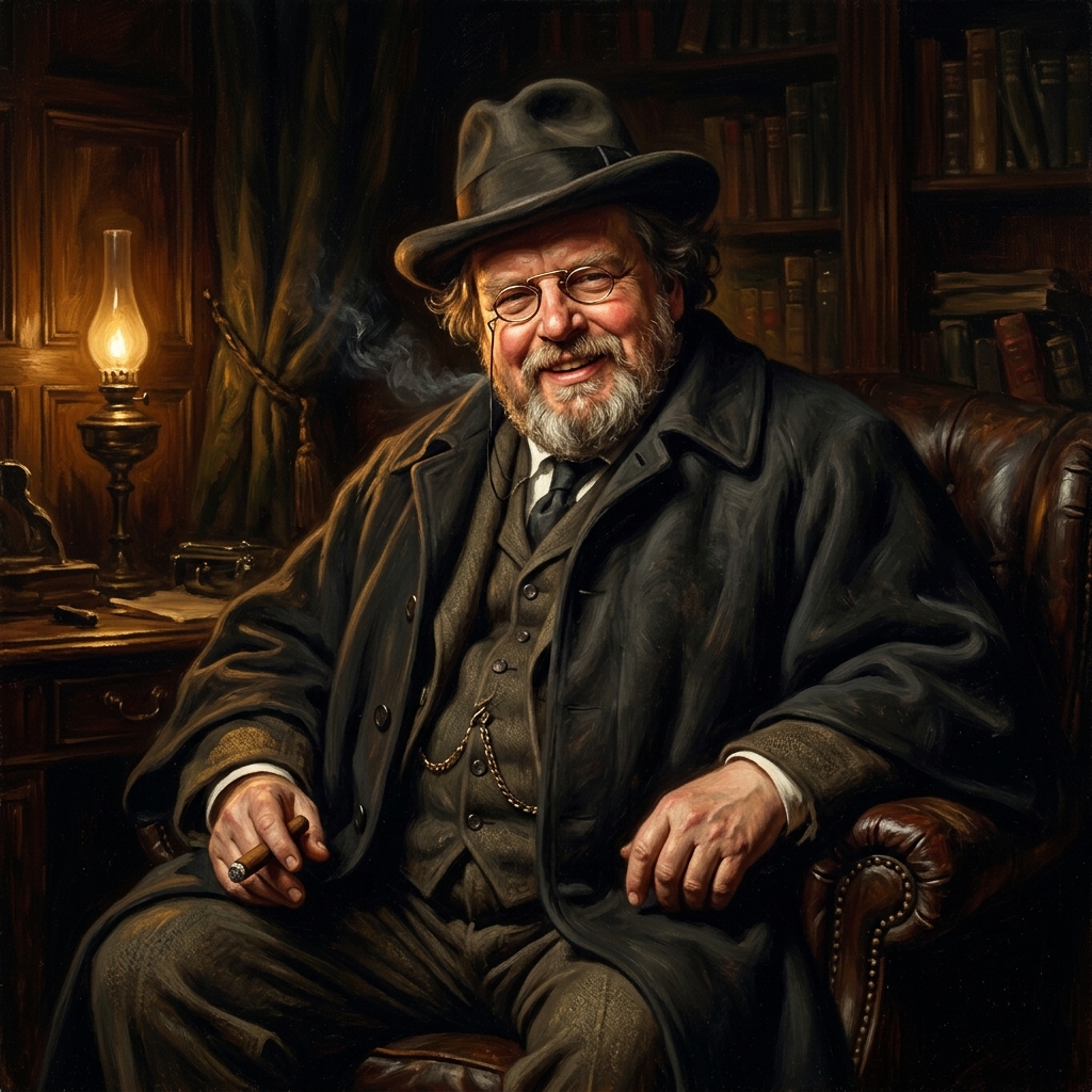 G.K. Chesterton portrait