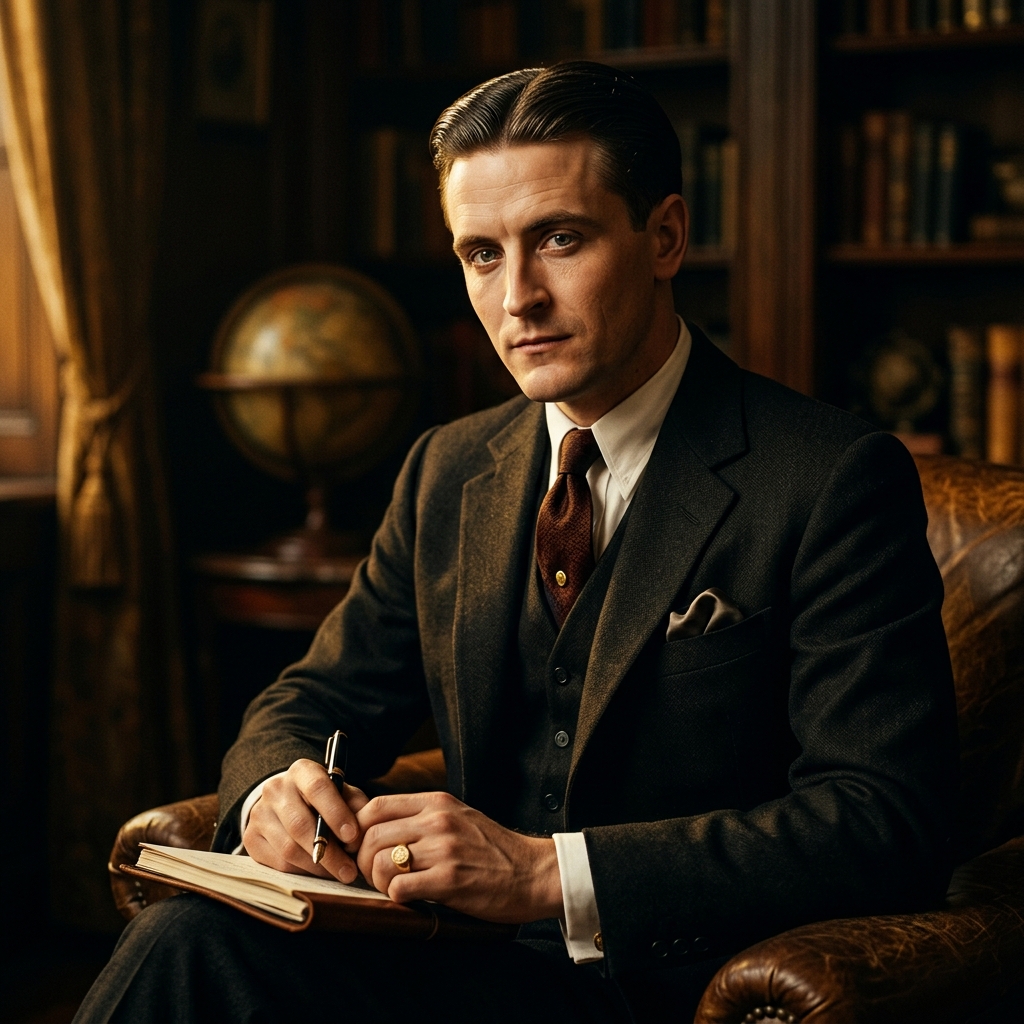 F. Scott Fitzgerald portrait