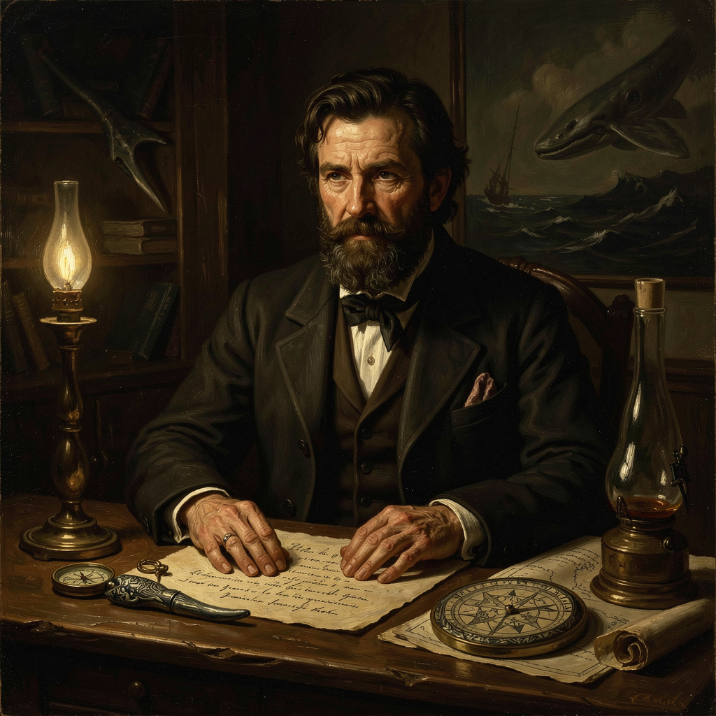 Herman Melville portrait