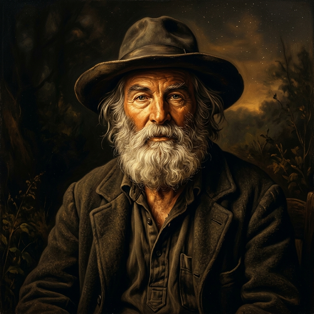 Walt Whitman portrait